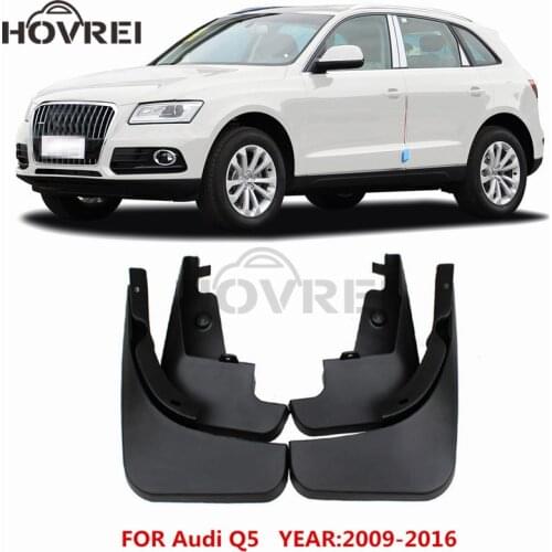 Car Front Rear Mudguards For Audi Q5 2009 2010 2011 2012 2013 2014 2015 2016 Mud flaps Splash Guard Fenders mudflap Car styling