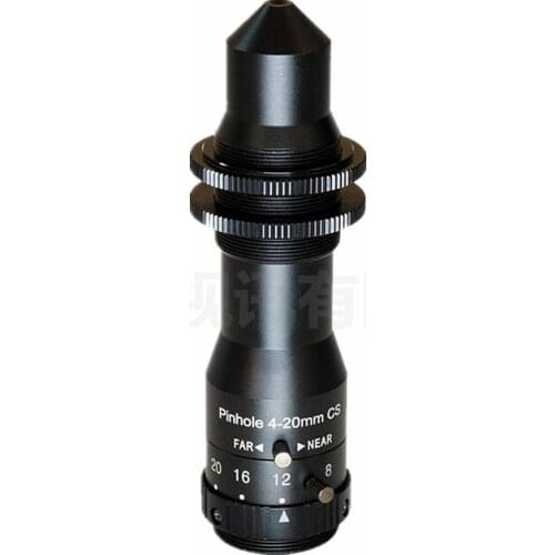 Pyrometallurgical Lens 4mm~20mm Sharp Cone Lens HD CS Port High Temperature Resistant Furnace Metallurgical Lens