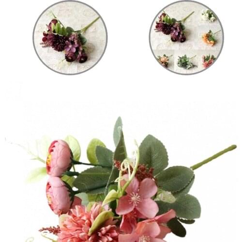 Portable Fantastic Photography Props Fake Flower Bouquet Party Decor