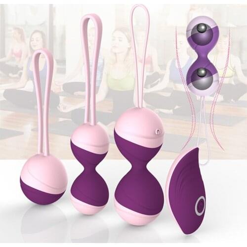 Kegel Balls Vibrator Vibrating Egg Sex Toys For Woman Remote Control Vaginal Tight Exercise Ben Wa Geisha Muscle Shrink Sex Toys