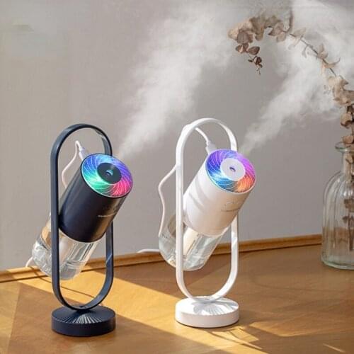 Air Humidifier with LED Colorful Lights USB Ultrasonic Aroma Diffuser Household Small Mist Maker Mini Car Office Air Purifier
