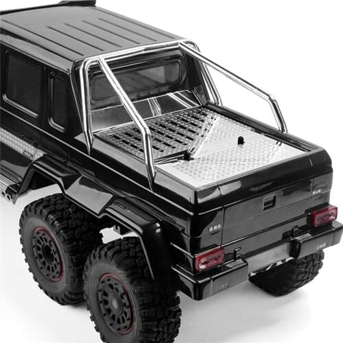  Rear Trunk Stainless Steel Cover Non-slip Plate Decorative Plate for TRAXXAS TRX6 G63 RC Crawler Car Upgrade Parts