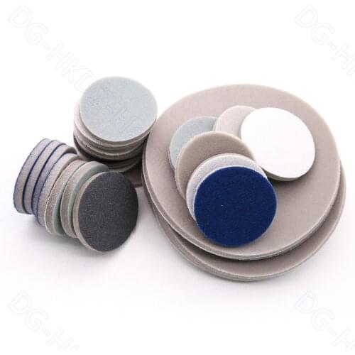 1-6 Inch Sandpaper Hook&Loop 25mm-150mm Round Abrasive Flocking Dry Water Sanding Paper Silicon carbide/Corundum 300-3000 Grit