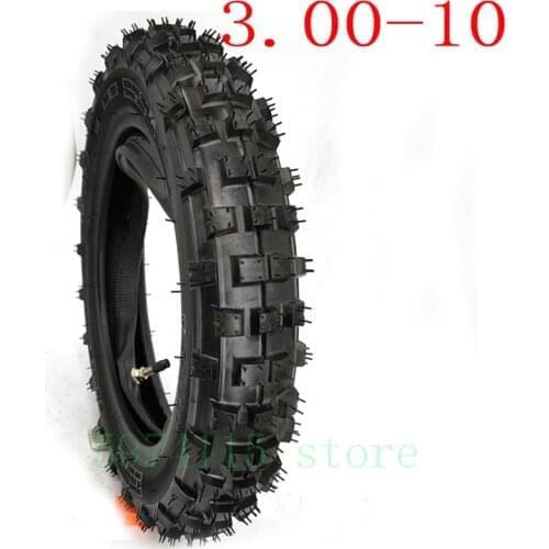 10" Tyre 3.00-10 Outer Tire Inner Tube Nn-Slip Motocross Racing Motorcycle Dirt Pit Bike Atomik SSR SDG GY6 Scooter