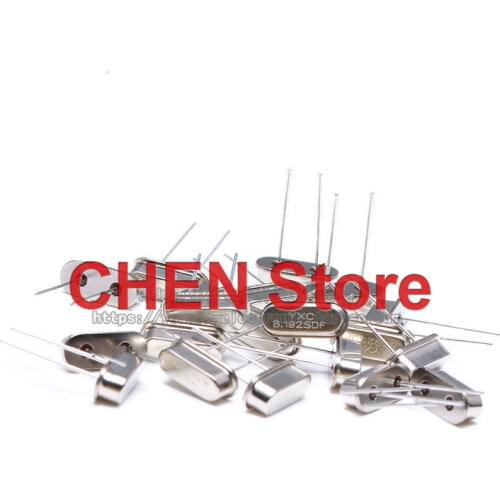 10pcs line passive crystal / HC-49US 8.192MHz 20ppm 20PF X49SD8192MSD2SC