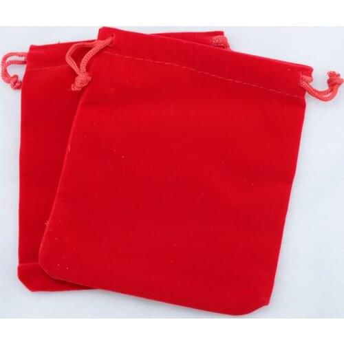 100pcs High quality velvet small drawstring bag for jewelry custom 8*12cm velvet jewelry bag wholesale bracelet pouch for bangle
