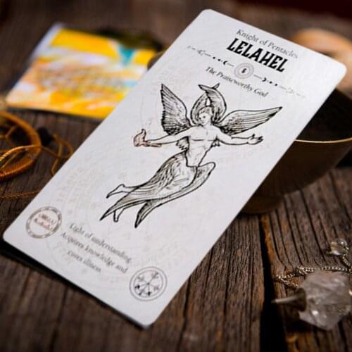 2021 Crative Tarot Cards English Romance Angel Oracle Board Game Family Friend Party Divination Fate Playing Card Games