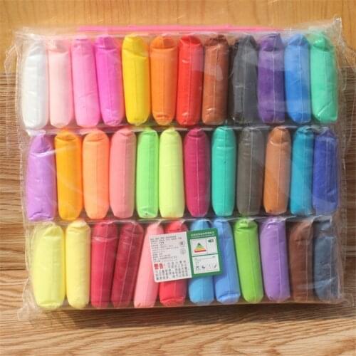 36 Colors Set Rainbow Mud Kneaded Rubber Sculpture Pastel Eraser Artist Plasticine Children DIY Crafts School Office Stationery