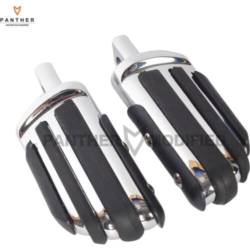 Motorcycle Pilot Male Mount-Style Foot Pegs Moto Foot Rest Case for Harley FLH Touring FLST Softails