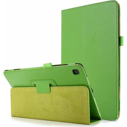 30PCS/Lot Litchi Flip PU Cover For Samsung Galaxy Tab S6 Lite 10.4 P610 SM-P615 Stand Leather Case