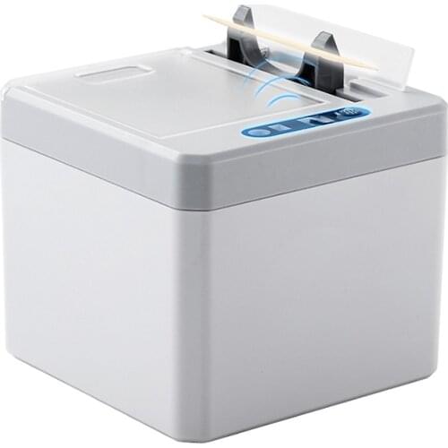 Smart infrared Sensor Toothpick Box Full Automatic Home Restaurant Hotel Pop-Up Electric Touch Sensor USB Charging Toothpick Box