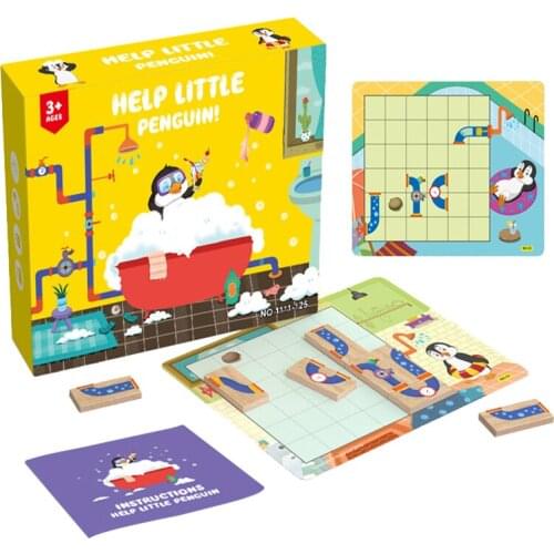 Kid Maze Jigsaw Toy Logical Thinking Training Breakthrough Game Parent-Child Interaction Board Game Educational Toy For Children