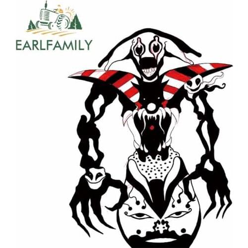 EARLFAMILY 13cm x 9.9cm for Ic Artwork Critique Thread DIY Motorcycle Car Stickers JDM Occlusion Scratch 3D Waterproof Decal