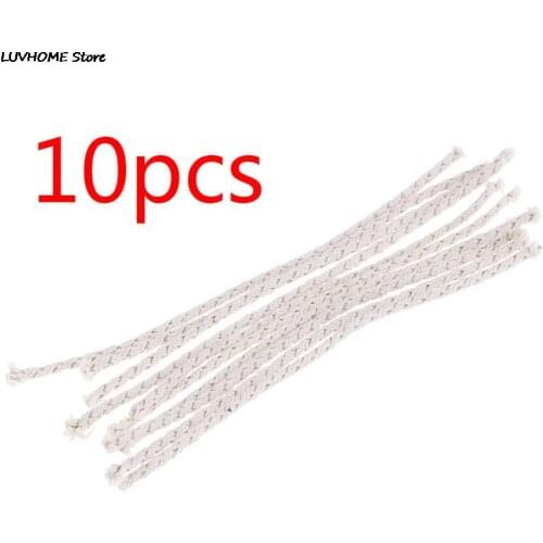 10 pcs/pack Copper Wire Cotton Core Wick For Kerosene Oil Lighter Accessories Petrol Lighter Fire Starter Replacement Bulk