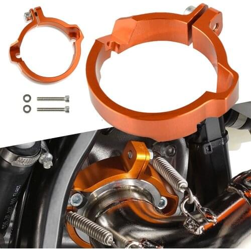 Exhaust Flange Guard Tip Muffler Pipe Clamp For 250/300 XC/SX/XCW/Six Days/XC-W TPI For Husqvarna 250/300 TE/TC/TX TC250 TX300