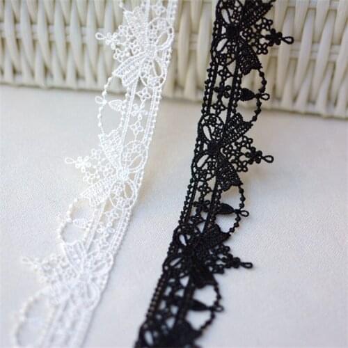 Exquisite Water-Soluble Lace Trim Bow DIY Handmade Lace Materials, Clothing Accessories Lace