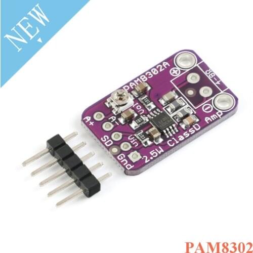 PAM8302 Mono 2.5W Class D Audio Amplifier Module- PAM8302 module Mono 2.5W Class D Audio Amplifier - PAM8302