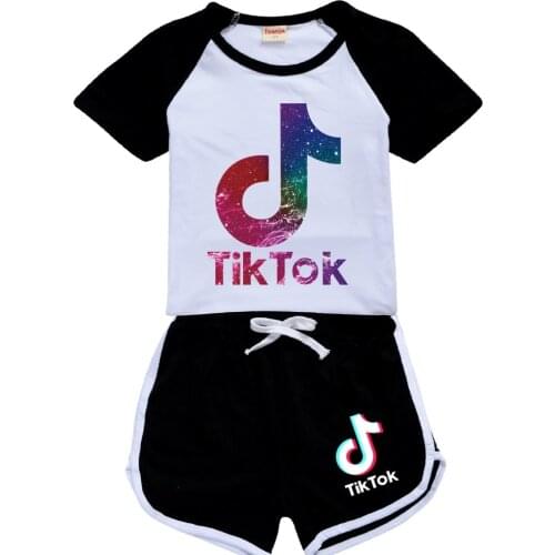 New 2-16Y Baby Girls Boys Clothes Outfits Summer Kids Short Sleeve Letter T-Shirts + Shorts 2pcs Outfits Childrens Suit