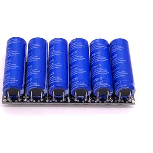Single Row 16V 1.6F Farad Capacitor Module 2.7V 10F Super Ultracapacitor Backup Power Supply with Protection Board for Car