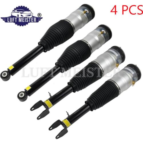 Set Front + Rear Air Suspension Struts for Tesla Model S 2011-2015 60D, 70, 75, Sedan Pneumatic Struts