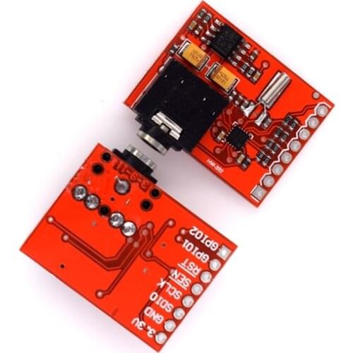 Si4703 RDS FM Radio Tuner Evaluation Breakout Board AVR PIC ARM Detect RDS RBDS 3.5mm Audio Jack Module DIY KIT