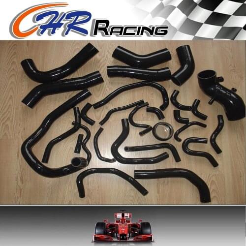 SILICONE HOSE FOR TOYOTA SUPRA MK3 Mark III MA70 7M-GE/7M-GTE 1986-1992 BLACK