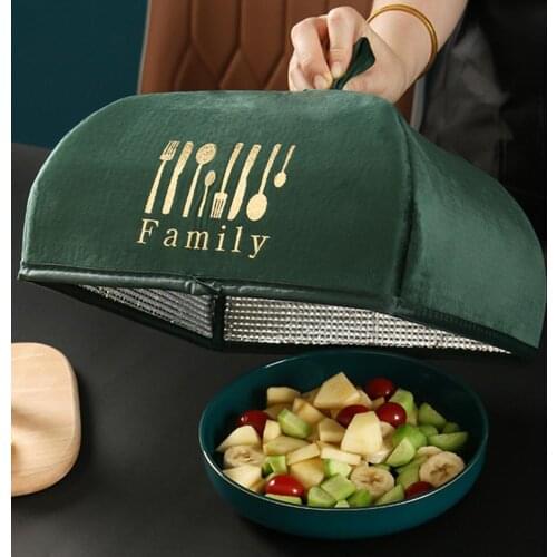 Foldable Heat Preservation Dust-proof Dining Table Food Cover Tent Kitchen Tool