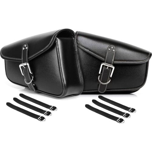 Motorcycle Tool Bag Saddlebags Black Swing Arm Bag for Sportster Xl 883 1200 Night Rod Special for Honda Shadow Yamaha(Left)