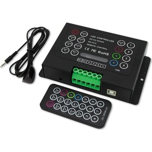 LED Controller, RGB Controller,5050 Lamp Bar Controller BC-380-6A (Video)