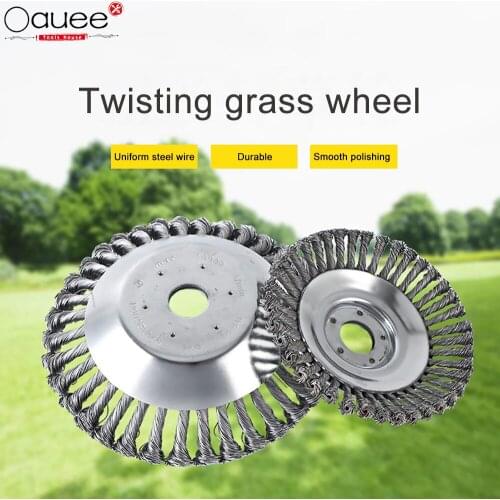 150mm Steel Wire Grass Trimmer Head Rounded Edge Weed Trimmer Head Grass Brush Removal Grass Tray Plate For Lawnmower