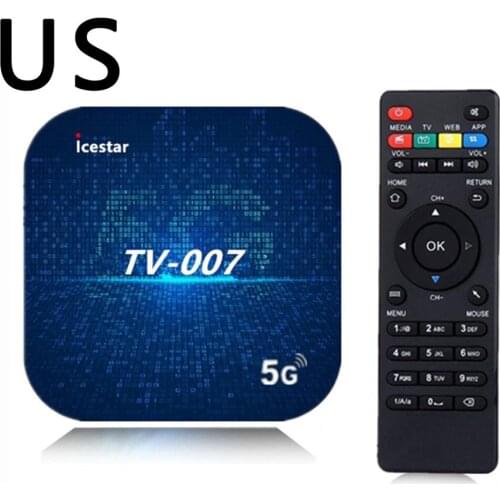 TV007 Tv Box Smart 4k 5G Wifi Smart Quad-core Wireless Network Set Top Box Dual Frequency Digital TV Set Top Box