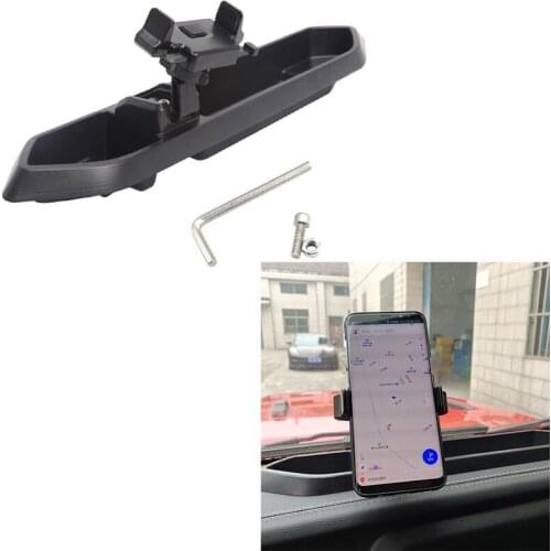 Dash Multi-Mount with Phone Holder for Cell Phones and Mini Tablets for Jeep Wrangler JK 2011-2018