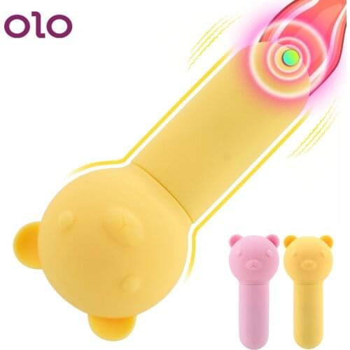 OLO 10 Frequency Bullet Vibrating Egg Little Bear Vibrator G-spot Massager Clitoris Stimulator Sex Toys for Women