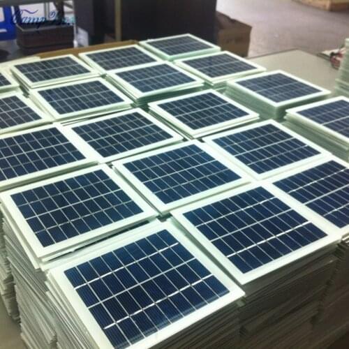 10Pcs 9V 2W 135mm*125mm Glass Laminated Polycrystalline Silicon Solar Cell, Solar Panel