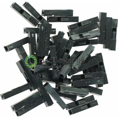100Pcs 2.54mm 1P Pitch Dupont Jumper Wire Cable Housing Female Pin Contor