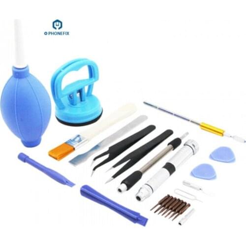 16 in 1 Mobile Phone Repair Tools Kit Spudger Pry Opening Tool Precision Screwdriver Set for iPhone X 8 7 6S 6 Hand Tools