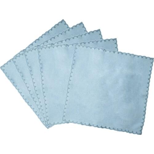 5 X Cleaning Cloths, Professional Microfiber Polishing Cloth for Woodwind
