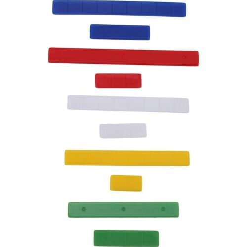 50Pcs/Set Plastic Montessori Arithmetic Rulers Early Educational Baby Math Learning Counting Mathematic Ruler Toy For Preschool