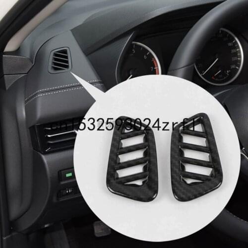 For Nissan Sylphy 2020 Instrument Panel Air Outlet Air Conditioning Door Interior Modification Bright Strip Front Panel Sticker