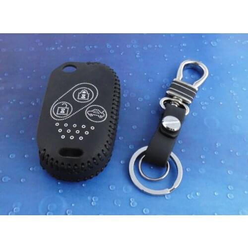 Leather for Accord CITY Key Fob Keyless Entry Remote Transmitter case cover W