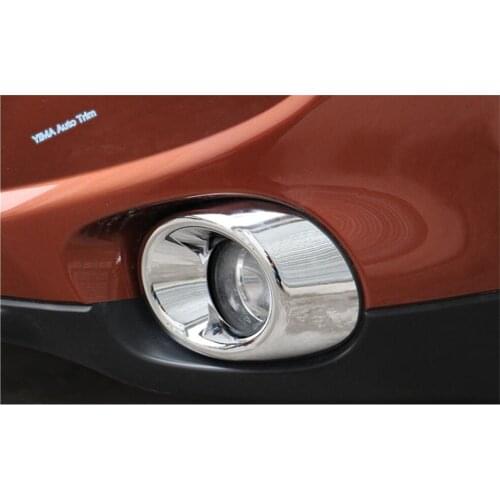 Lapetus New Style ! Chrome Front Fog Light Lamp Decoration Cover Trim For Mitsubishi Outlander EX 2013 2014