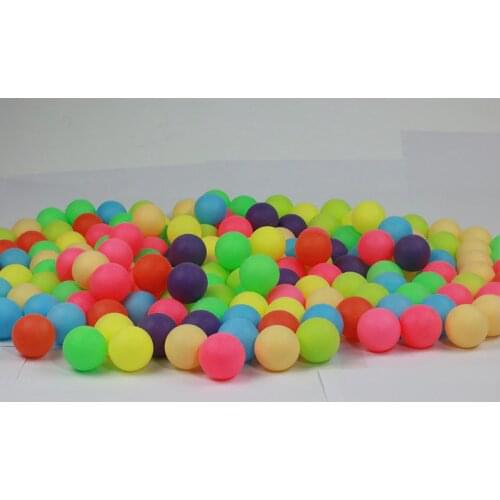 Sale Entertainment Ping Pong Ball Colorful Table Tennis ball / ping pong ball Multi-Color Ball 100pcs/pack Free Shipping