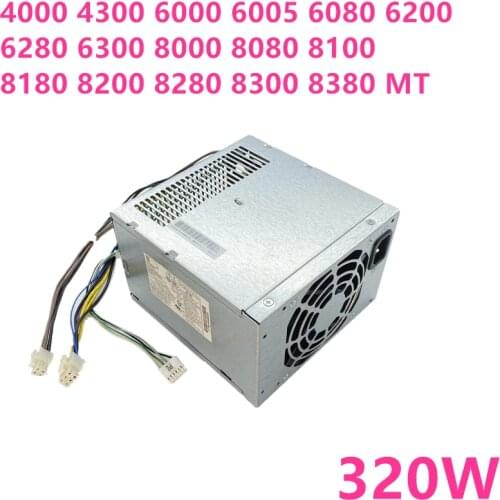 New PSU For HP 8200 8020 6200 6000 8000 320W Power Supply D10-320P2A D12-320P1A HP-D3201E0 HP-D3201A0 503377-001 503378-001