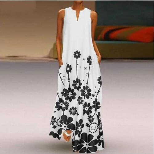 OCQBI Sleeveless Summer Dresses