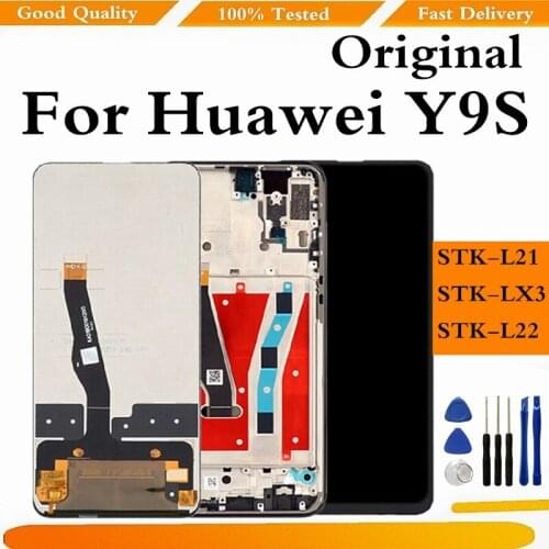 Original LCD For Huawei Y9S LCD Display Digitizer Assembly Touch Screen For Huawei Y9 s STK-L21 STK-LX3 STK-L22 Display Replace