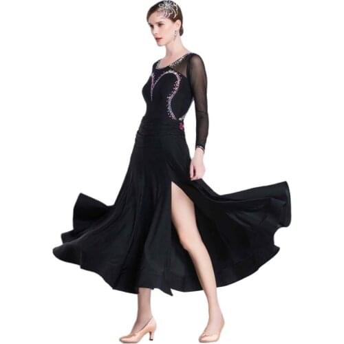 M-18212 New Arrival International Standard Ballroom Dance Dress Flamenco Ballroom Practice Dance Dress For Sale