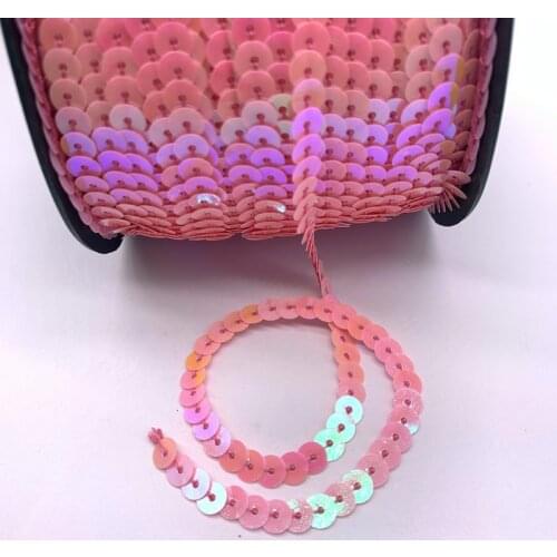 6mm 5Yards Sequin Flat Round Loose Sequins Crafts Paillette Sewing Clothes Decoration DIY Accessory Lentejuelas Para Coser#07