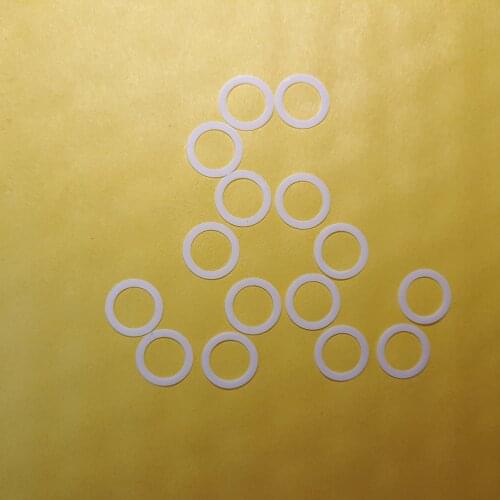 100pcs M20 M22 M24 M25 Polyester nylon plastic washer gasket thickness high temperature Thickness 0.1/0.2/0.25/0.3/0.5mm