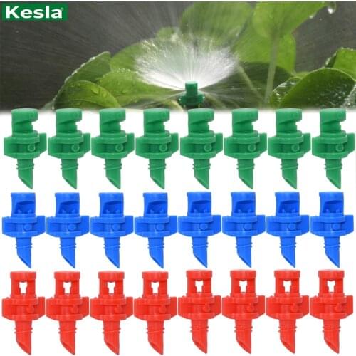 20PCS 90/180/360 Degree Angle Simple Refraction Nozzle Sprinkler Head Thread Connection Garden Tree Irrigation Mist Sprayer