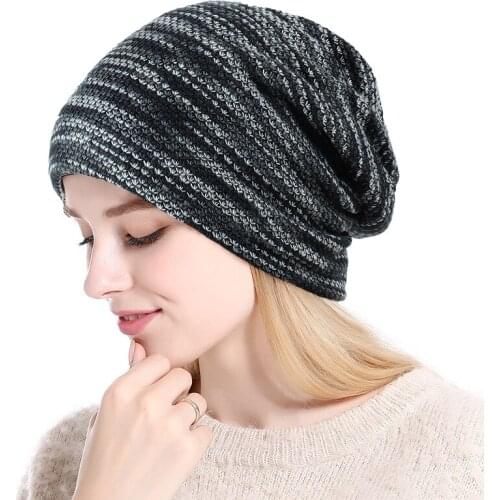 2020 Winter Solid Color Hat Unisex Plain Warm Soft Skull Knitting Cap Hats TCaps For Men Women